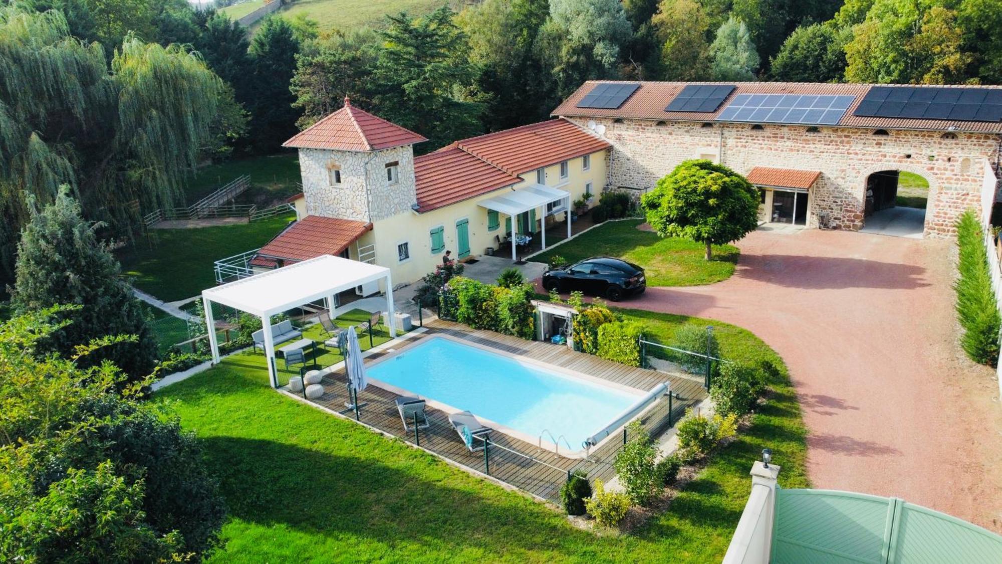 Chambres D'Hotes Les Vernayes Amplepuis Exterior foto